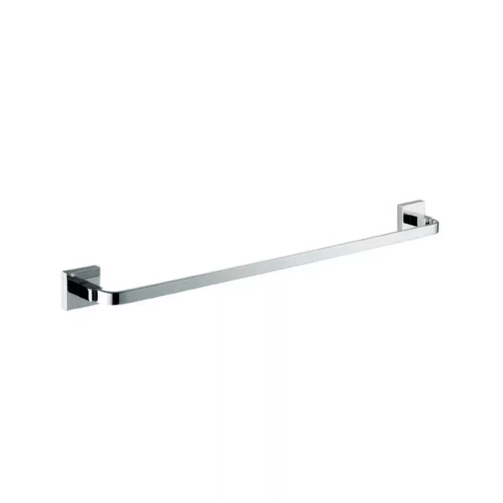 Oakestry Aqua Squadra 24 Inch Floating Brushed Stainless Steel Rust-Proof Brushed Finish Wall Mount Towel Bar Modern Bathroom Fixture with Easy Installation