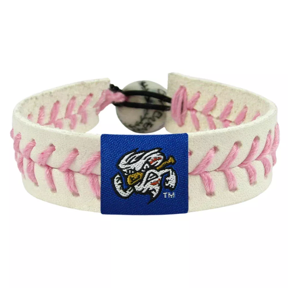 Omaha Storm Chasers Bracelet Baseball Pink Mascot CO - Gamewear