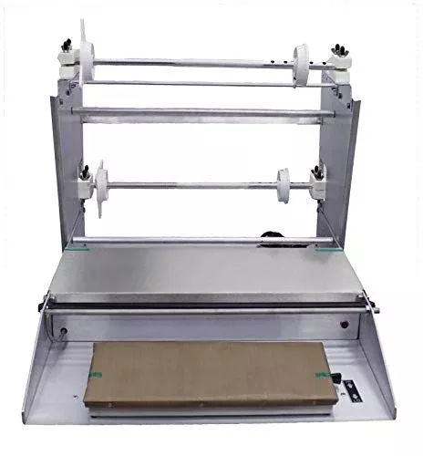 OMCAN 14430 TWO-ROLL CAPACITY WRAPPING MACHINE WITH MOUNTING AXLES