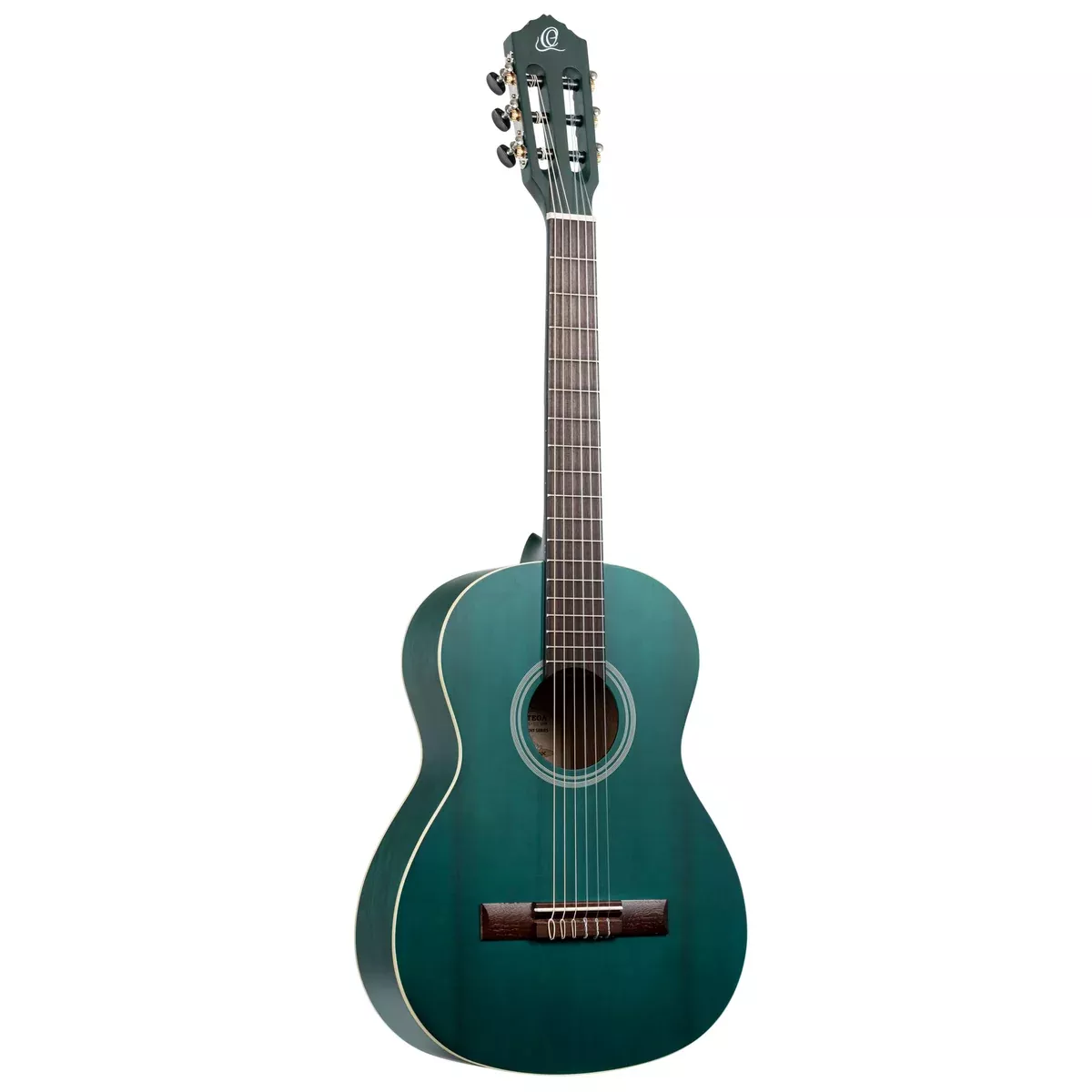 Ortega Guitars 6 String Student Series 3/4 Size Nylon Classical Guitar, Right-handed, Ocean Blue, (RST5M-3/4OC)