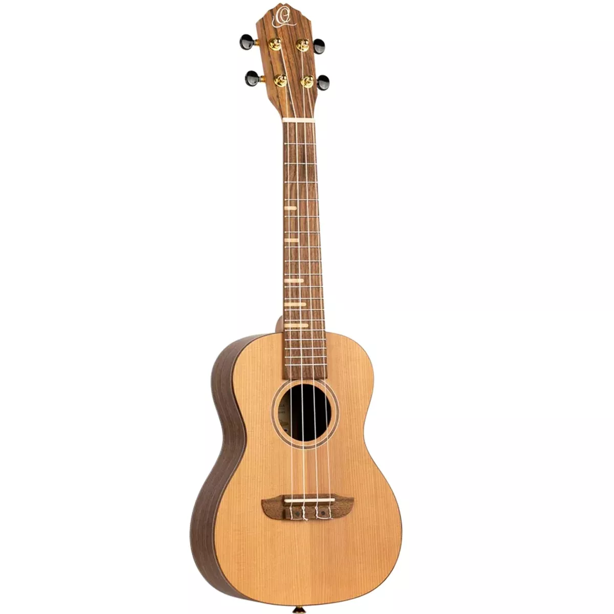 ORTEGA Timber Series Concert Ukulele - Solid Cedar Top / Walnut Back & Sides / Maple Fingerboard Inserts - Natural