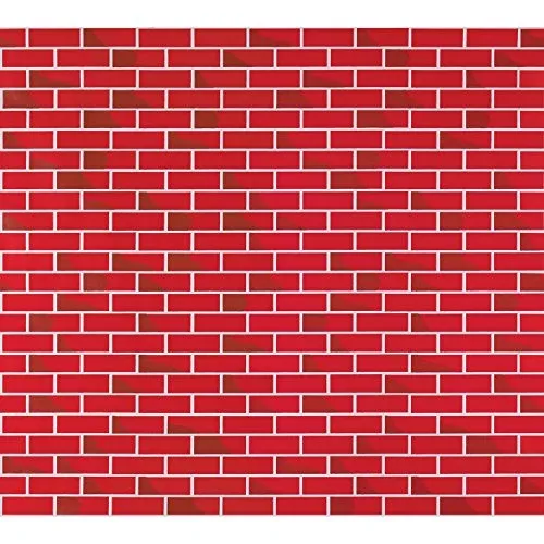 Pacon PAC56478 Fadeless Design Roll, 48" x 12', Brick, Pack of 4 Rolls