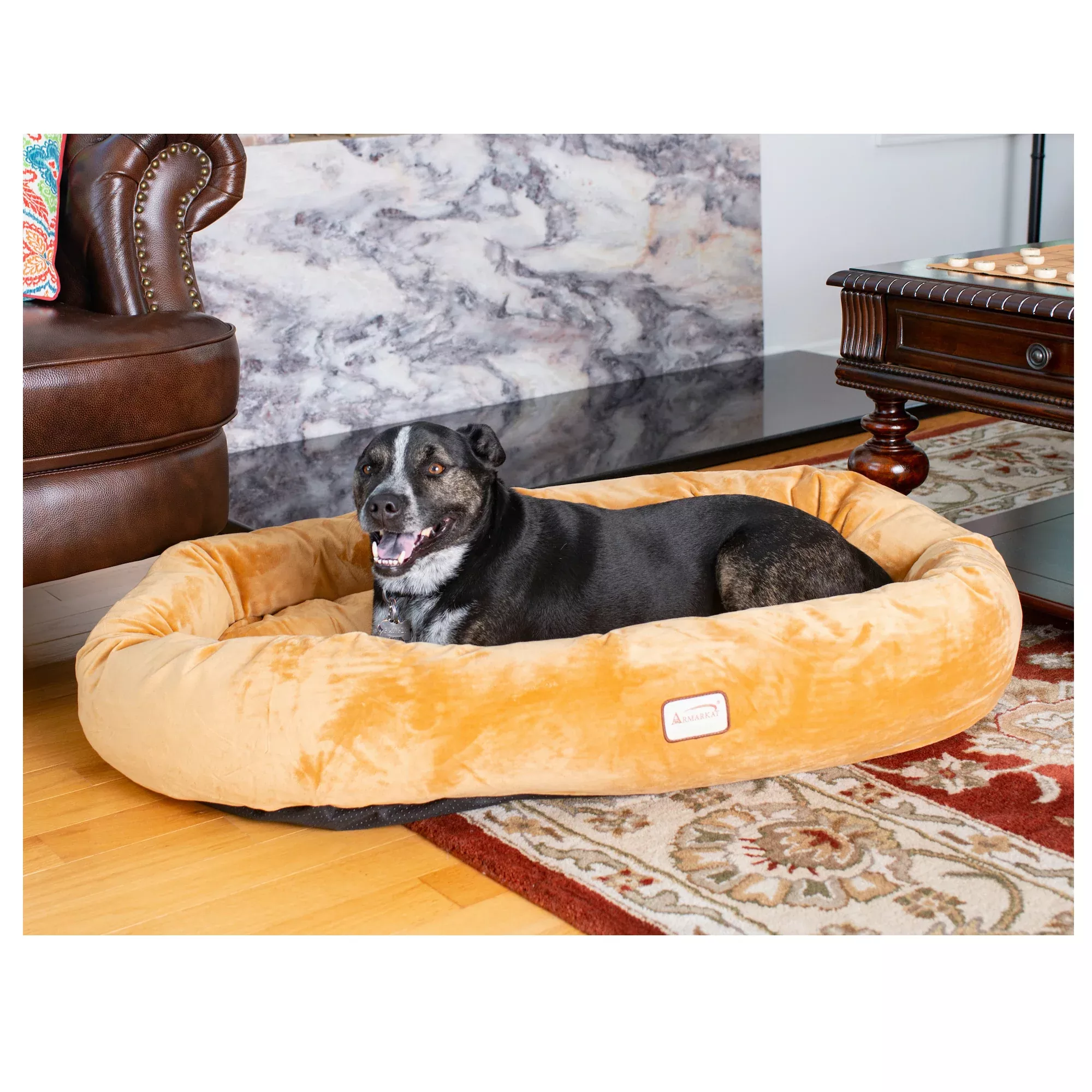 PetPride Armarkat Pet Bed 43 x 30 x 6 - Brown