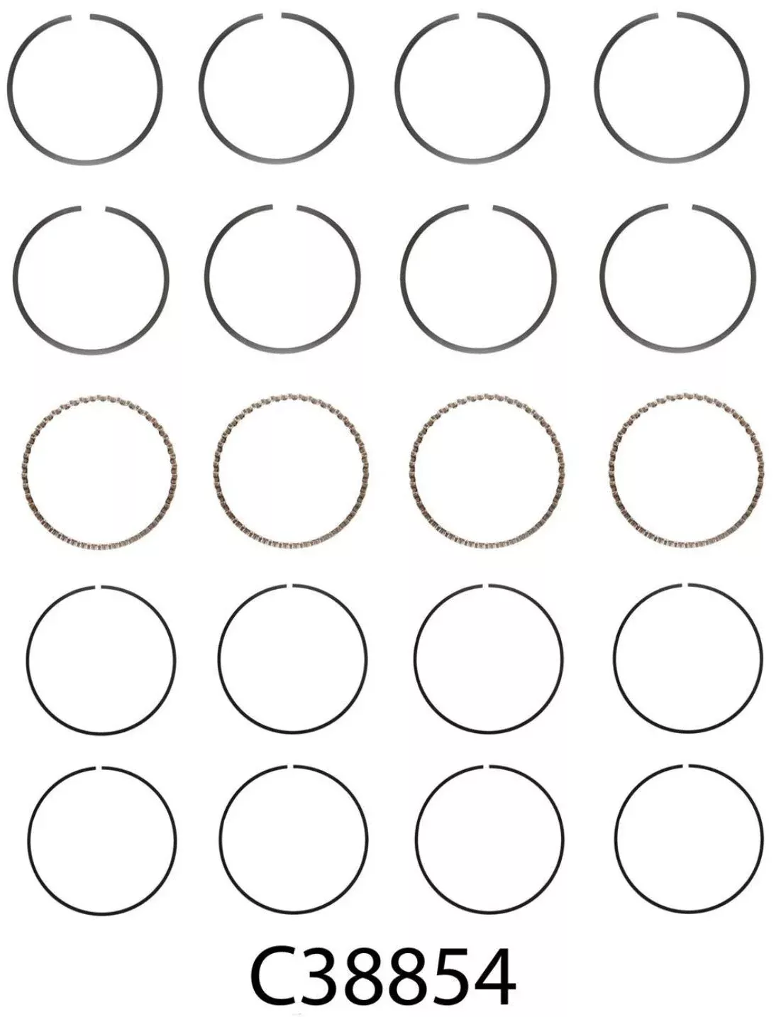 Piston Ring Set - Jeep 150 /2.5L - 1983-1995