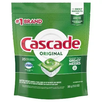 Procter & Gamble 250534 Cascade Original Platinum Fresh Scent Actionpacs - 25 Count