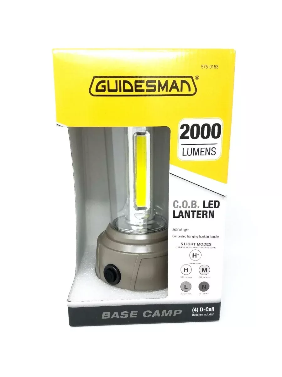 Promier Products 260107 2000 Lumens 5 Mode Camping LED Lantern
