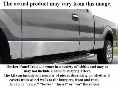 QAA is Compatible with 1987-1996 Dodge Dakota 10 Piece Stainless Rocker Panel Trim, Full Kit, 5" Width TH17985