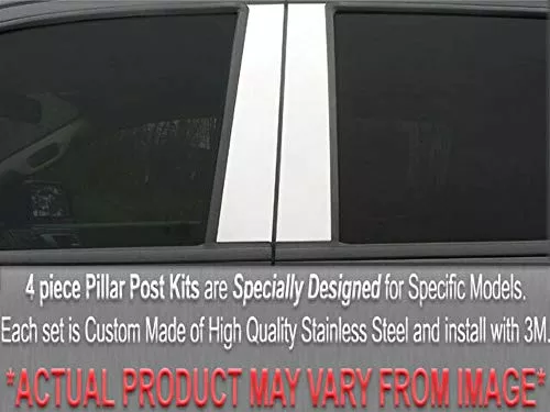 QAA is Compatible with 2002-2004 Infiniti I35 4 Piece Stainless Pillar Post Trim PP22045