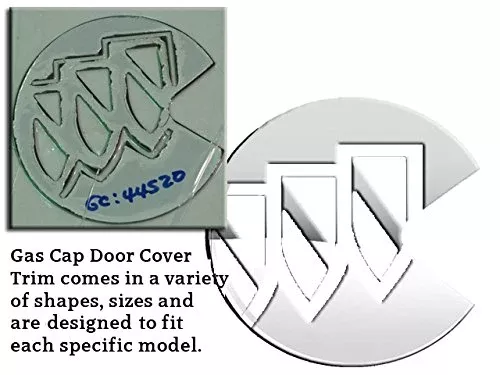 QAA is Compatible with 2004-2007 Buick Rainier 1 Piece Stainless Gas Door Cover Trim GC44520