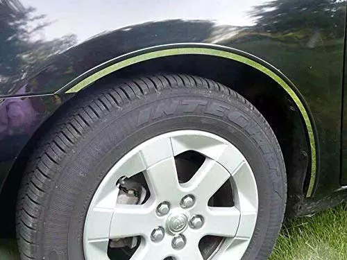 QAA is Compatible with 2004-2009 Toyota Prius 4 Piece Stainless Wheel Well Accent Trim WQ24135