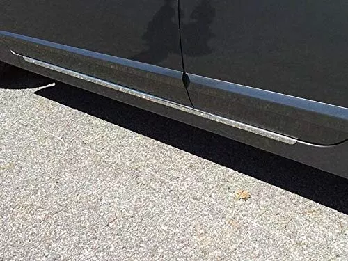 QAA is Compatible with 2006-2011 Honda Civic 2 Piece Stainless Rocker Panel Trim, On The Rocker, 1.25" Width TH26214
