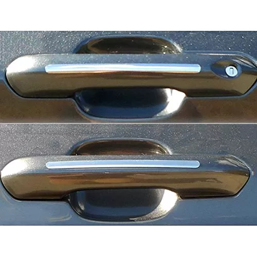QAA is Compatible with 2020-2026 Ford Explorer 4 Piece Stainless Door Handle Accent Trim DH60330