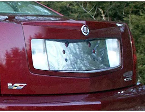 QAA Part LP45250 is a 1 Piece Stainless Steel License Plate Bezel That is Compatible with The Cadillac CTS 2005-2007