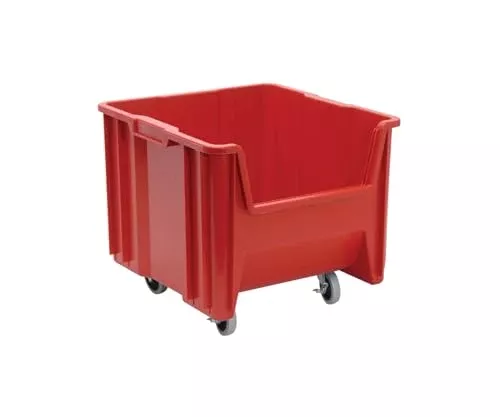 Quantum QGH805MOBRD Mobile Container, Polypropylene, Red