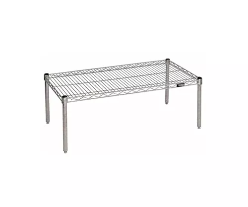 Quantum Storage Systems 183614PC Shelf Platform Rack, Chrome Finish, 18" W x 36" L x 14" H