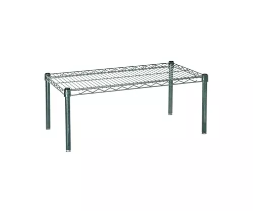 Quantum Storage Systems 184814PP Platform Rack, 48" W x 18" D x 14" H, 600 lbs Capacity, Carbon Steel, Epoxy Coated, Green, NSF