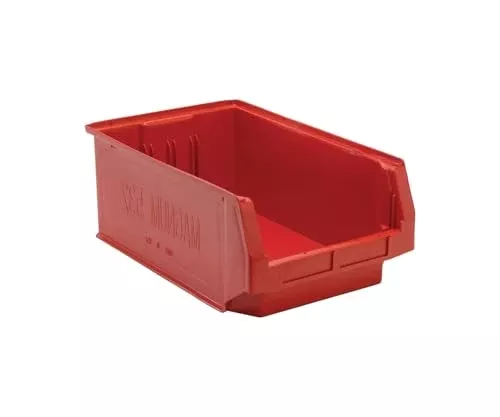 Quantum Storage Systems Quantum Storage QMS532RD 6-Pack Magnum Heavy Duty Plastic Storage Bin, 19-3/4" x 12-3/8" x 7-7/8" , Red