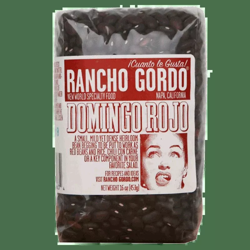 Rancho Gordo - 'Domingo Rojo' Heirloom Beans (16OZ)