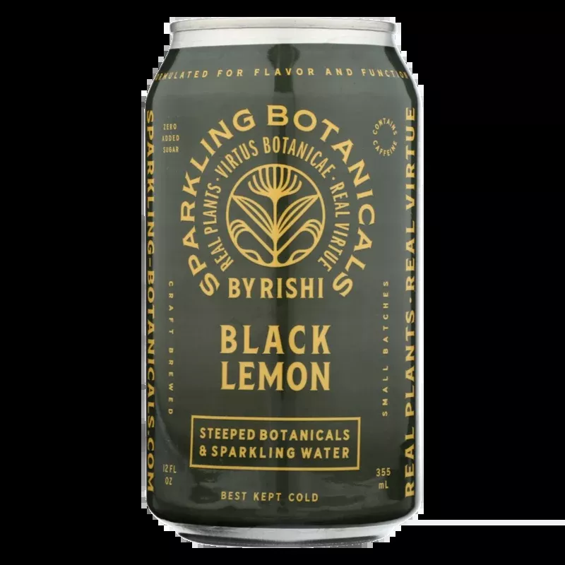 Rishi - 'Black Lemon' Sparkling Botanical Tea (12OZ)
