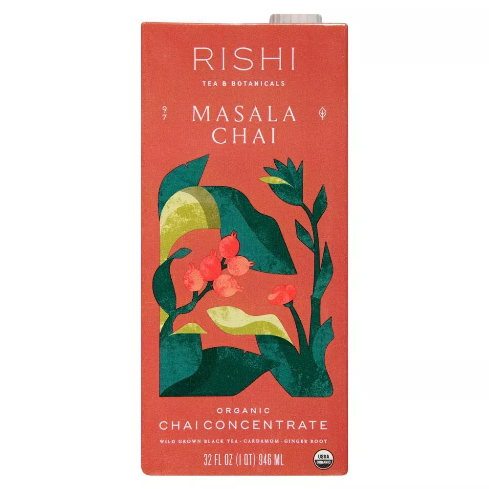 RISHI Tea & Botanicals - Organic Masala Chai Concentrate (32OZ)