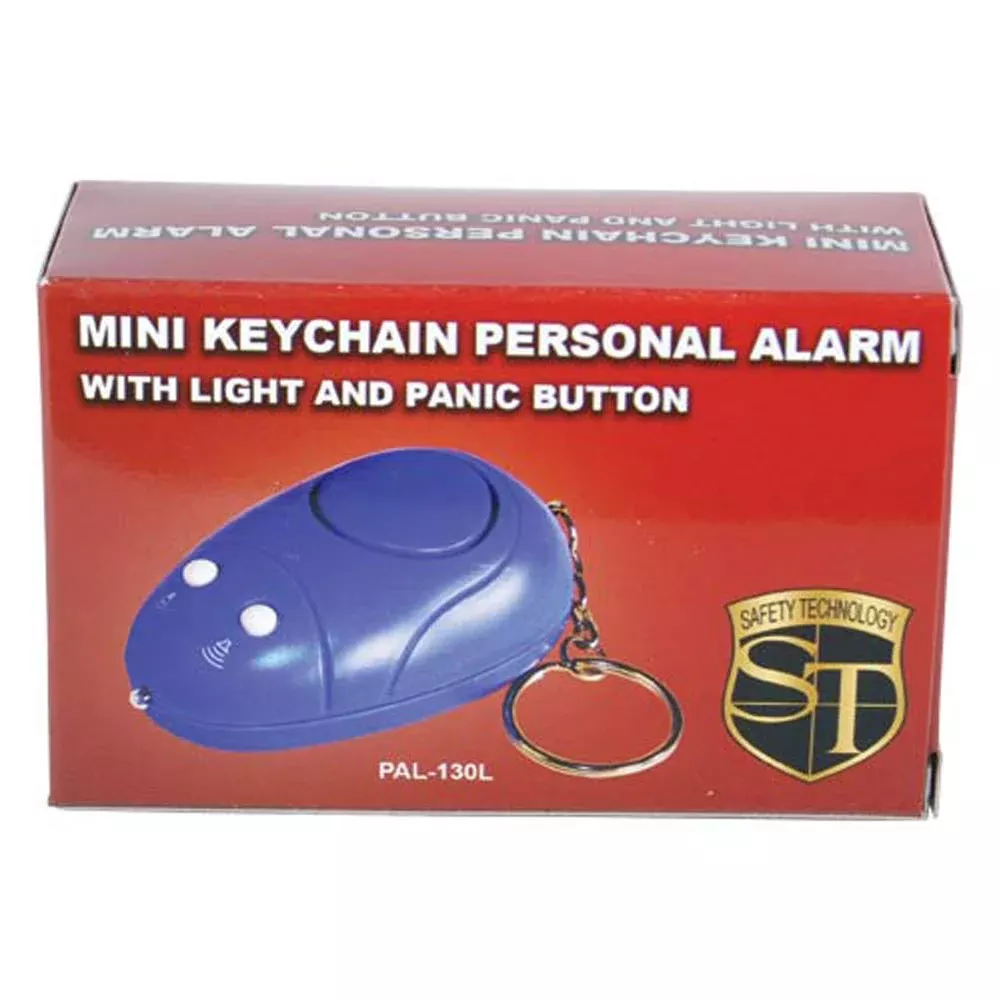 Safety Technology Keychain Alarm w/Light