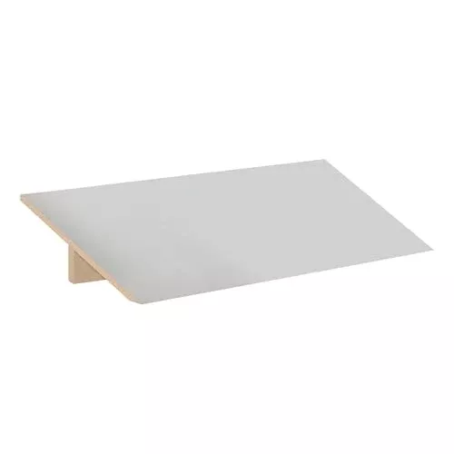 Salsbury Industries Sloping Hood - for 18 Inches Wide - 21 Inch Deep Designer Wood Locker - 1 Wide - Cherry