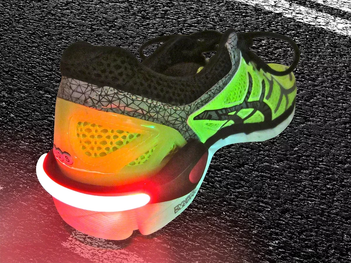 Schatzii | Firefly Running & Biking Safety Lights | Comfortable & Lightweight | Be Seen and Stay Safe at Night | Easily Clips to Any Shoe | Replaceable Battery | Green