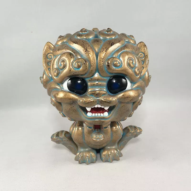 Shi-Shi the Tiny Guardian 6-inch Resin Statue - Bronze Edition