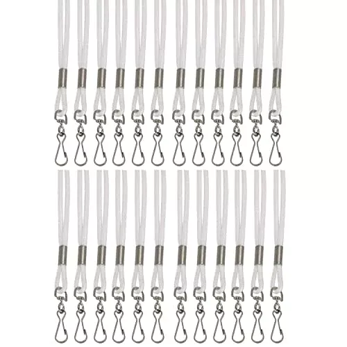 SICURIX (24 EA) STANDARD LANYARD WHITE M68901-24