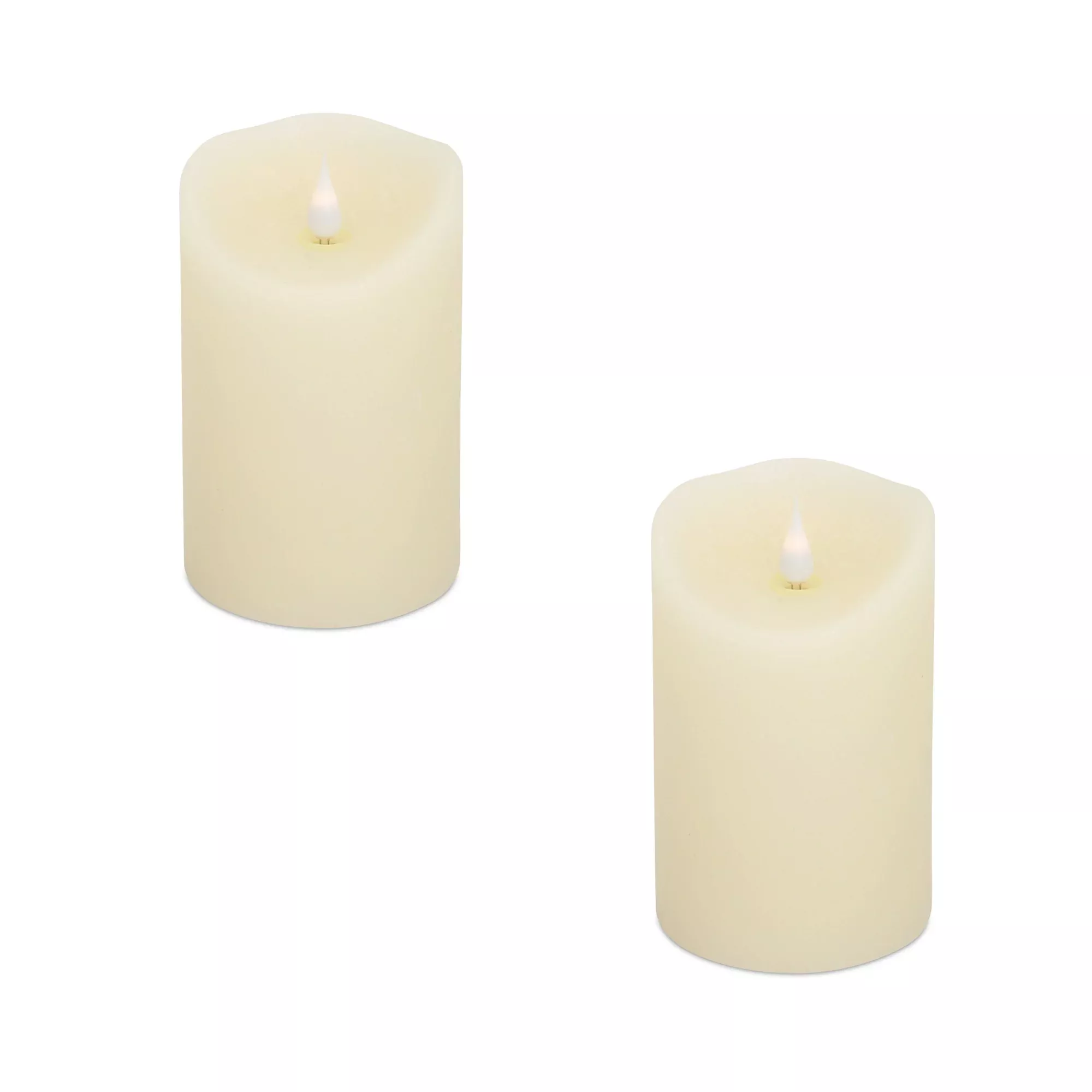 Simplux LED Designer Melted Wax Candle with Remote (Set of 2) - Melrose International