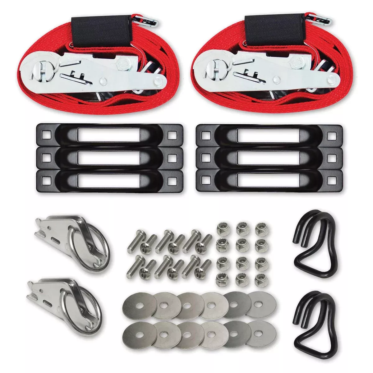 SNAPLOCS with Ratchet Bonus Pack Plus 2" x16' E-Strap System for Trucks and Trailers