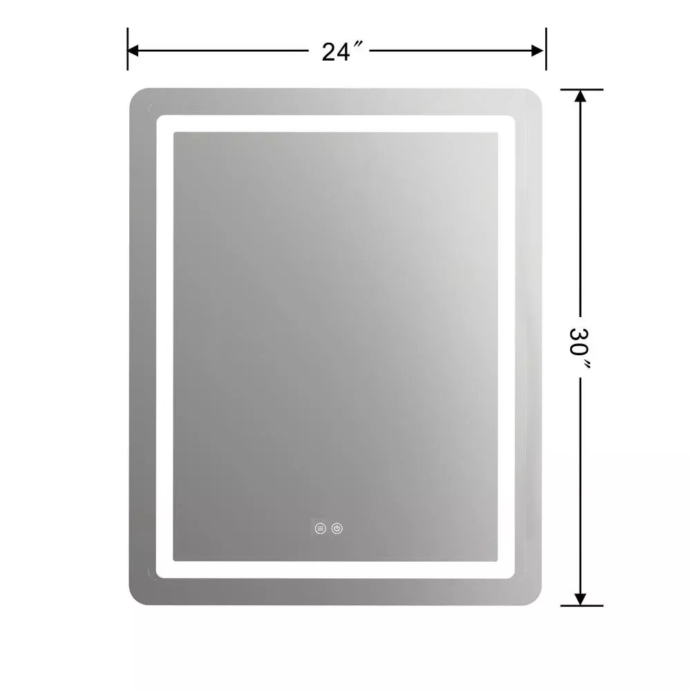 SPECULO Back Lit LED Mirror 6000K Daylight White 30'' Wide - CHLOE Lighting