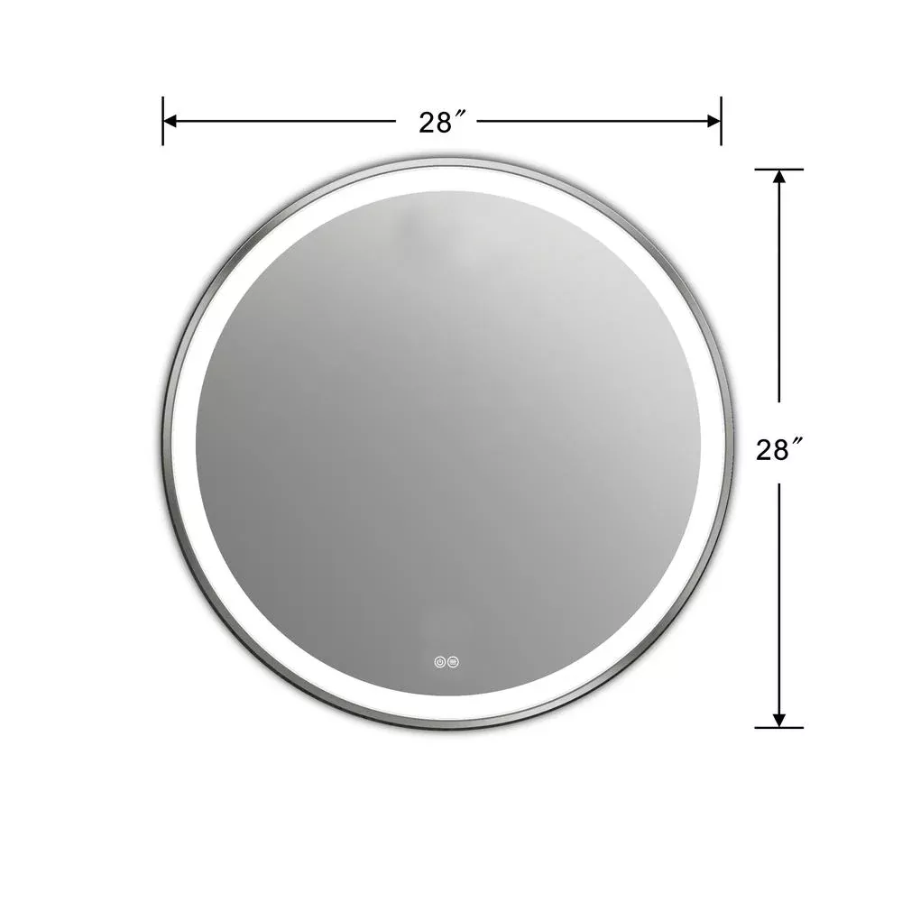 SPECULO Embedded LED Mirror 6000K Daylight White28'' Wide - CHLOE Lighting