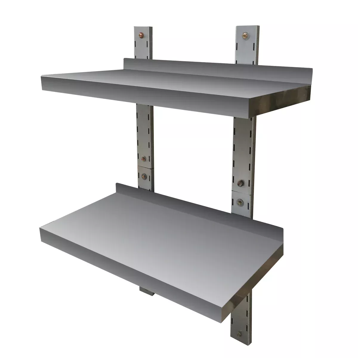 SSDWMS Stainless Steel Double Wall Mount Shelf