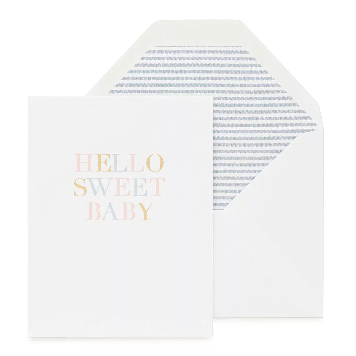 Sugar Paper - 'Hello Sweet Baby' Folded Card (1CT)