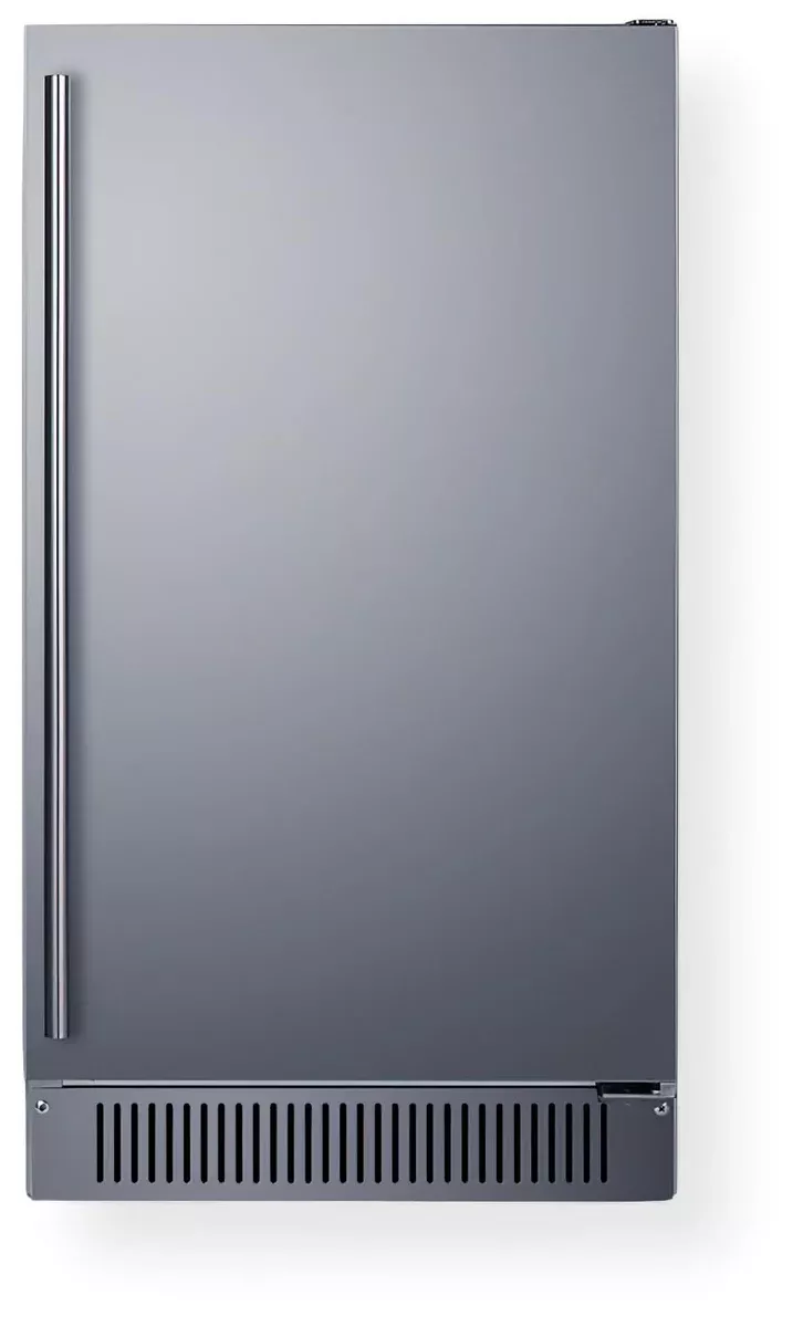 Summit 18" Clear Ice Maker, 60 lb. Production Capacity, 3 Size Ice Cube Options, Stainless Steel- BIM182 (Right Hand Door, ADA)