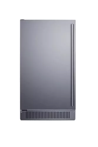 Summit 18" Clear Ice Maker, Outdoor Ice Maker, 60 lb. Production Capacity, ADA Compliant, Stainless Steel- BIM182OSADA