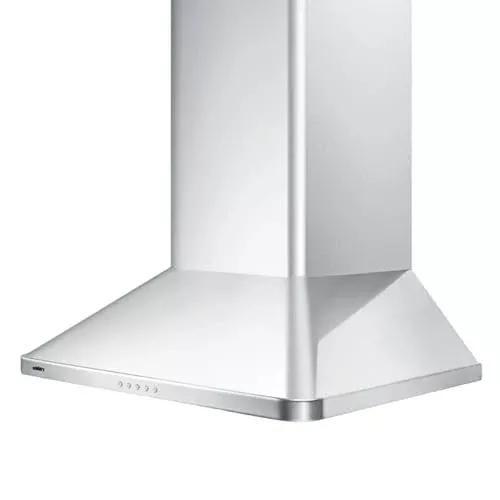 Summit 24” Wall-Mounted Range Hood, Low Pyramid Shape ADA Compliant - SEH3624SSADA (24 Inch)