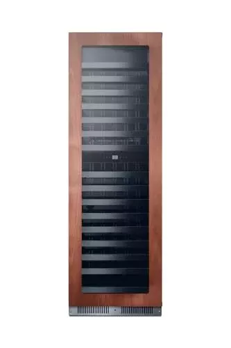 Summit 24" Wine Cellar, 98 Bottle Capacity, Shallow Depth, Dual Zone Wine Cooler, Panel Ready*- SDHWC98PNRLHD (Panel Not Included) Left Handed Door Swing
