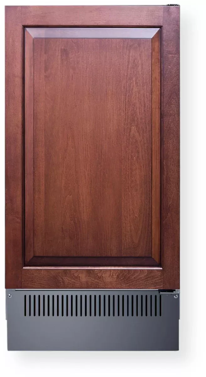 Summit Appliance BIM182IF 18" Wide Clear Icemaker; Panel-Ready Door (Panel NOT Included); Removable Bin; Automatic Defrost; Stainless Steel Cabinet; 60 lb. Production Capacity; RHD Swing