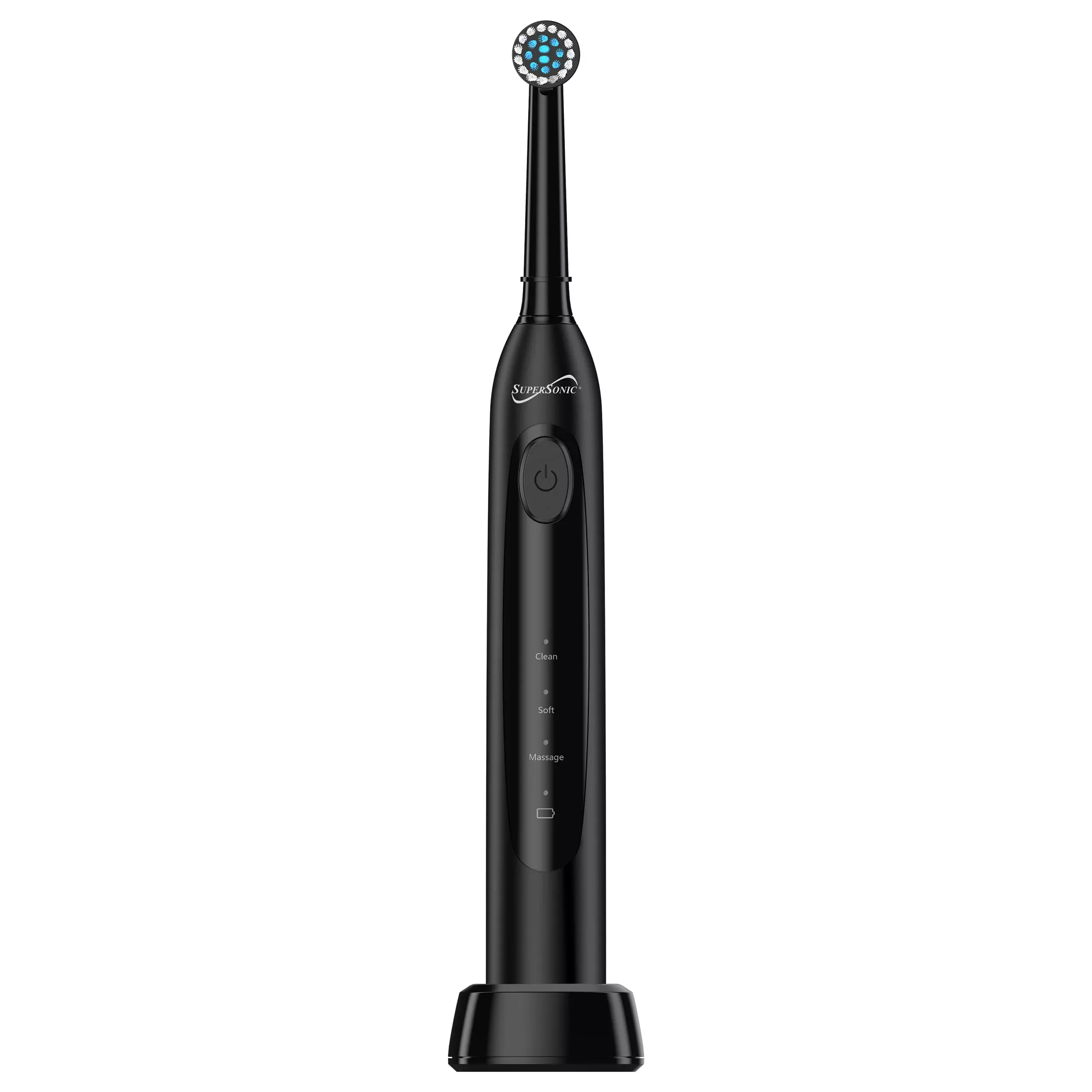 Supersonic SuperSonic Sonic Zoom+ Wireless Rechargeable Toothbrush in Black