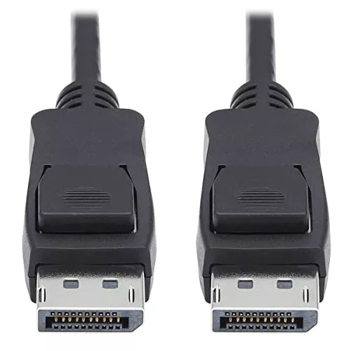 TRIPP LITE High Speed HDMI Cable, DP 1.4 Cable with Latching Connectors, 8K High-Definition Video, HDR, 4:2:0, HDCP 2.2 (M/M) 3 ft, Black (P580-003-V4)