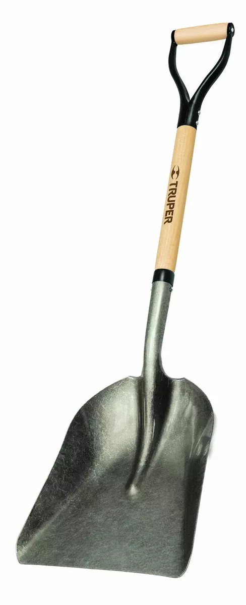 Truper 33113 Tru Pro Eastern Pattern Steel Scoop, D-Handle, 27-Inch
