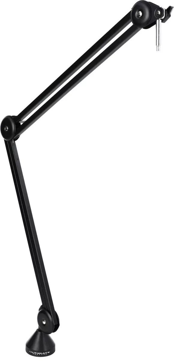 Ultimate Support BCM-200 Scissor-Style Broadcast Microphone Stand w/Extendable Arm of Max Height 39"