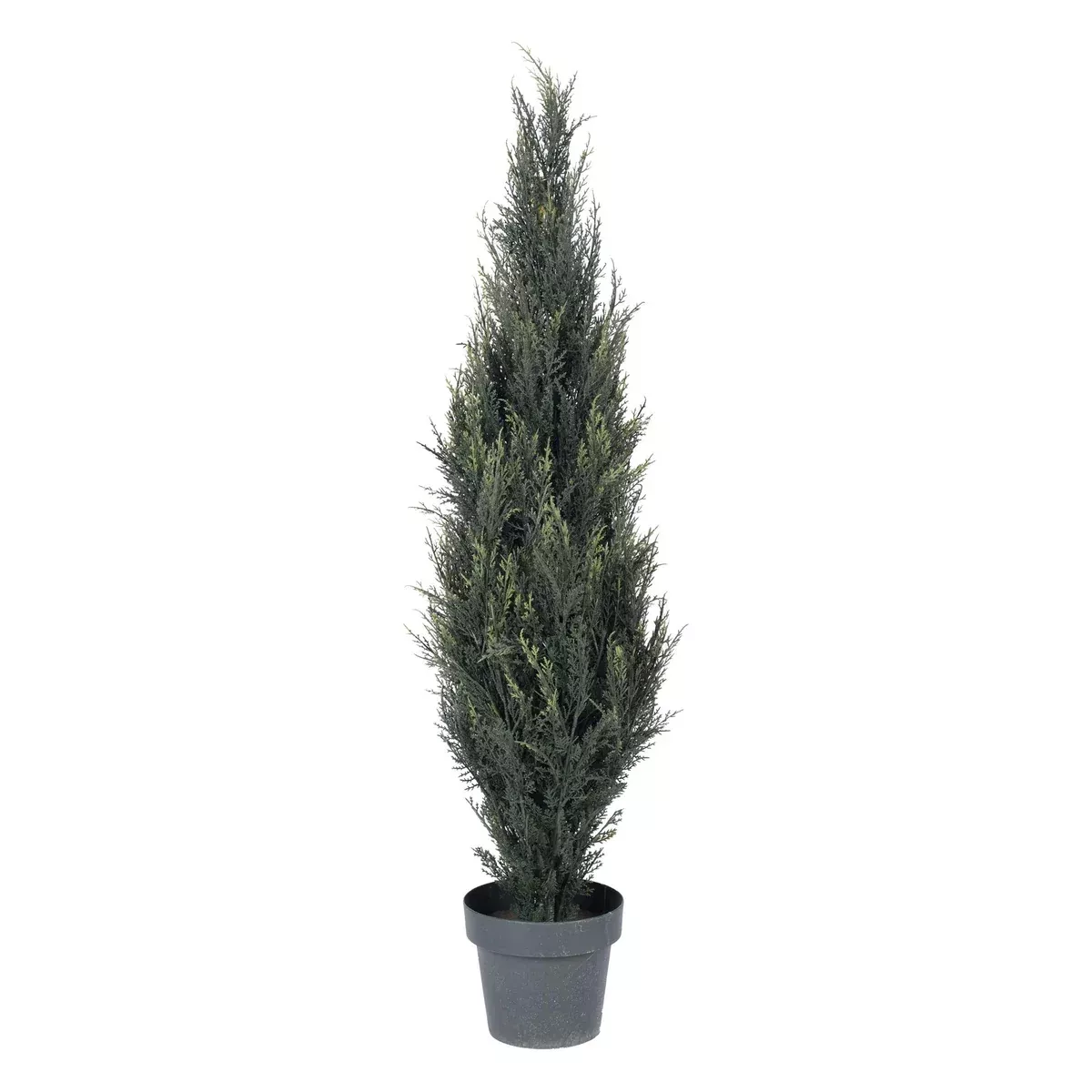 Vickerman Everyday 4' Artificial UV Resistant Pond Cypress Tree -Two Tone Green Pot - Home Or Office Accent - Maintenance Free