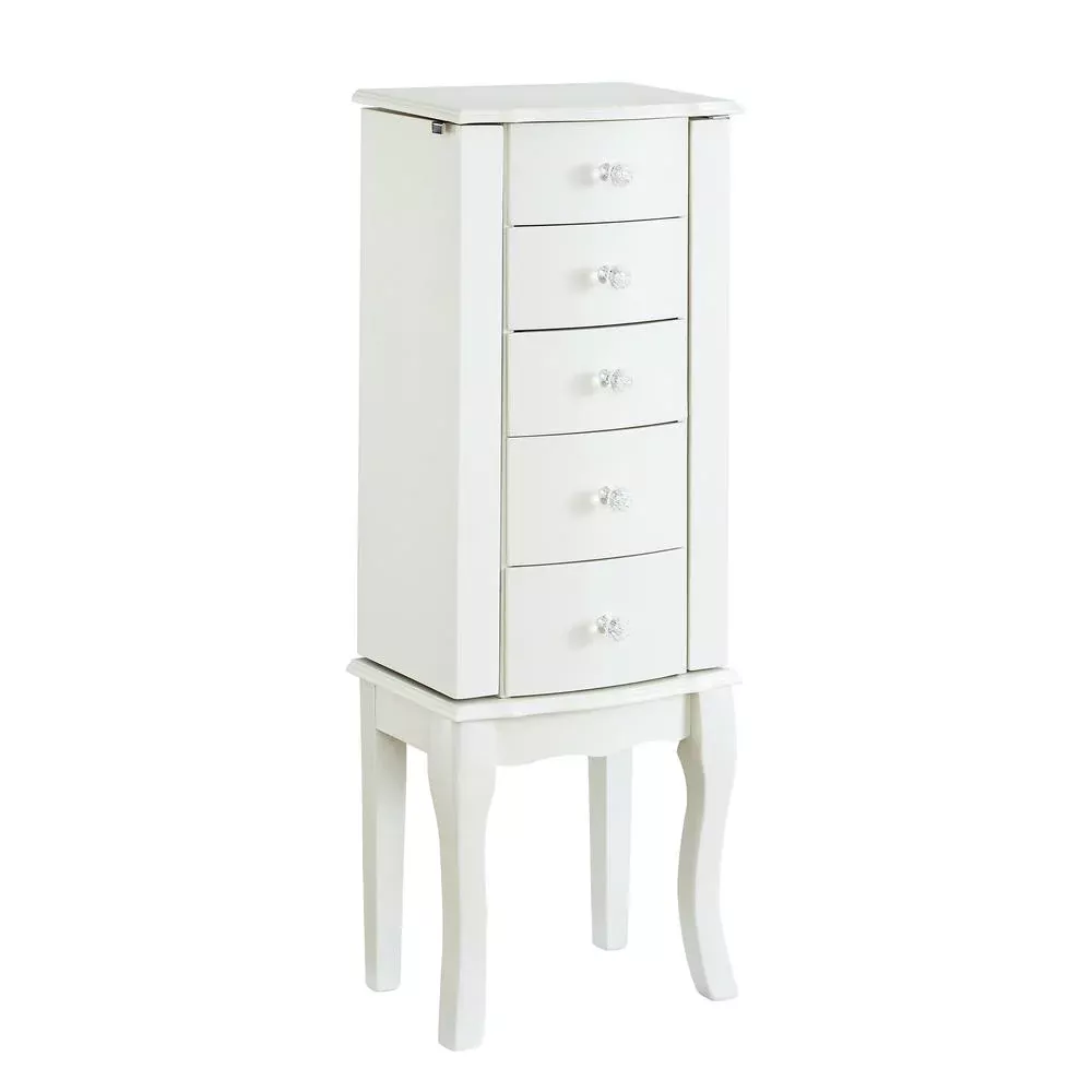 White Jewelry Armoire - Powell