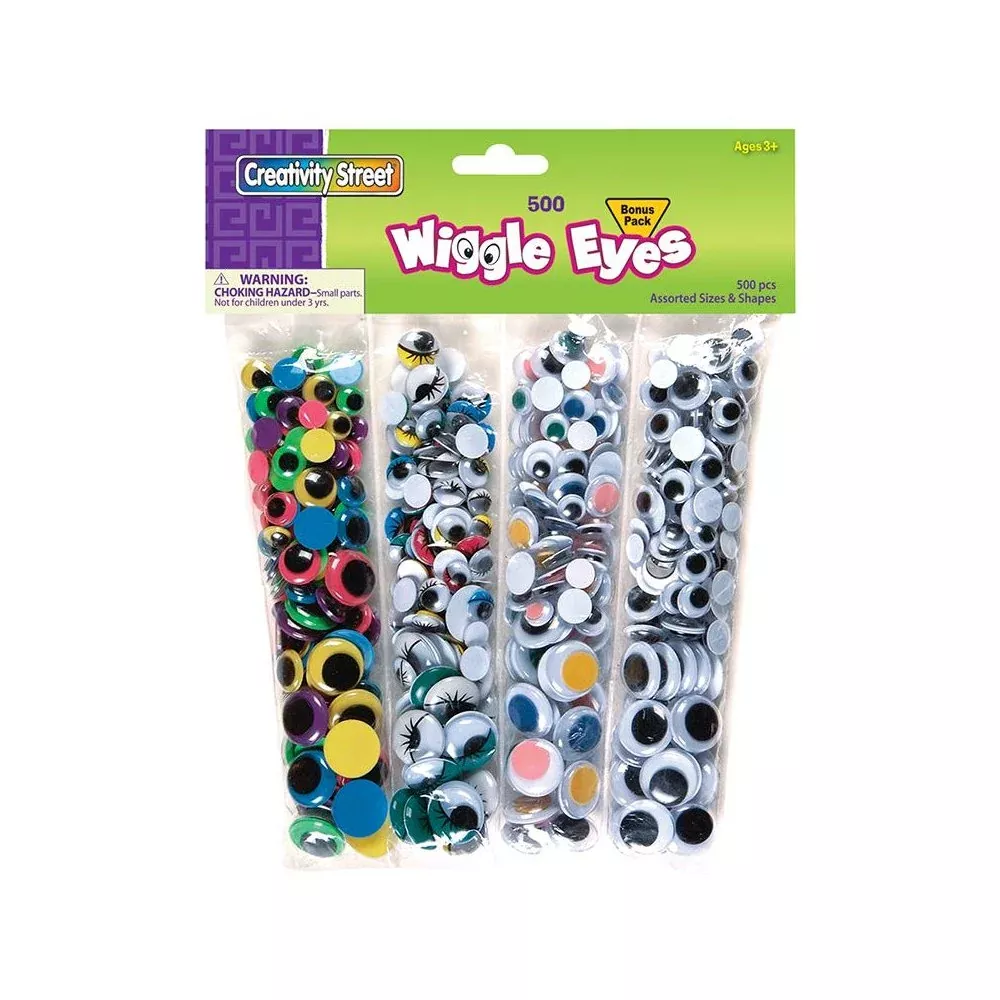 WIGGLE EYES 500 ASST. - PACON CORPORATION
