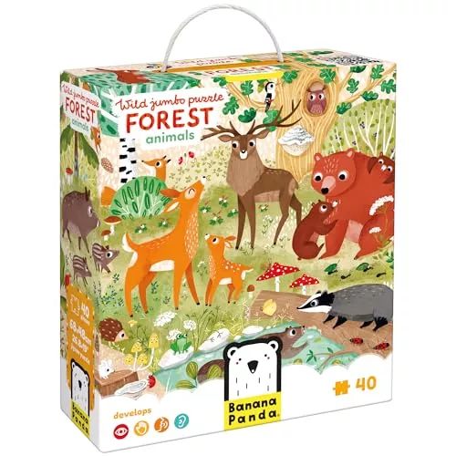 Wild Jumbo Puzzle Forest Animals 3+ Floor Puzzle