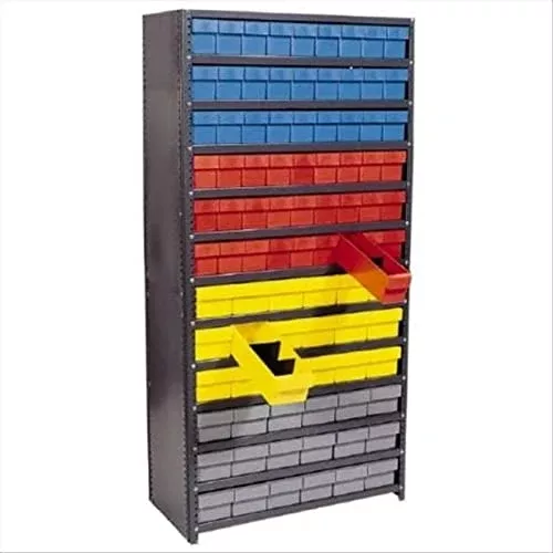 WIRE RACK CART WITH DG BINS