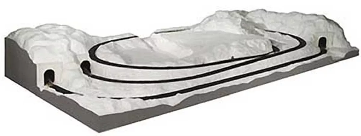 Woodland Scenics HO Scale River Pass Layout Kit